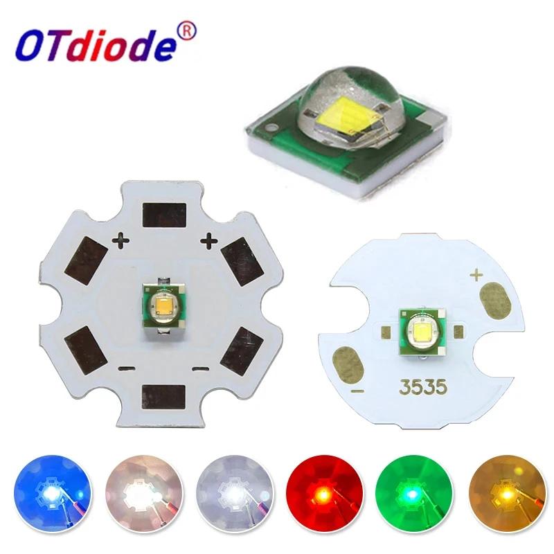 100PCS LED 1W 3W XPE  Ĩ  XPE 3535  ü       660nm ξ  ü Ʈ